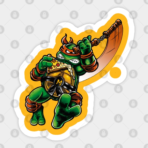 Michaelangelo Sticker by Ale_jediknigth